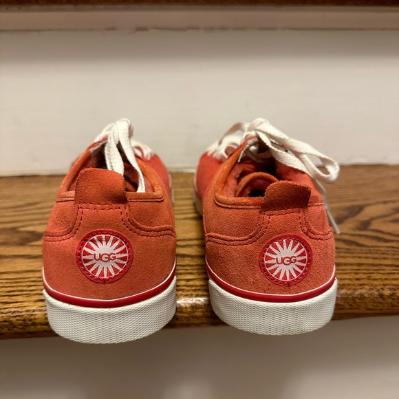 Fur Lined red UGG sneakers. Size 8.5. Have never been worn out of the house. - Picture 10 of 11